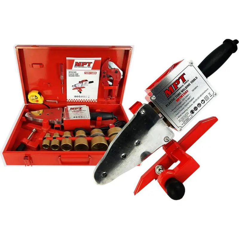 Mpt Mptw1503 1500W Plastic Pipe Fusion Welding Tool Kit 1