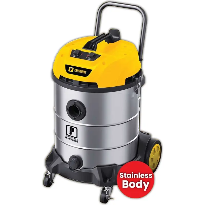 Powerhouse Ph10-16 Gal Heavy-Duty 2500W Stainless Steel Vacuum Cleaner 1