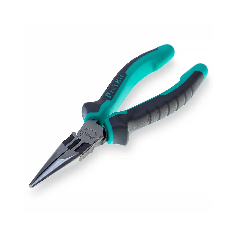 Pro'Skit 1Pk-709Ds Extra-Long Nose Pliers For Tight-Space Wiring 1