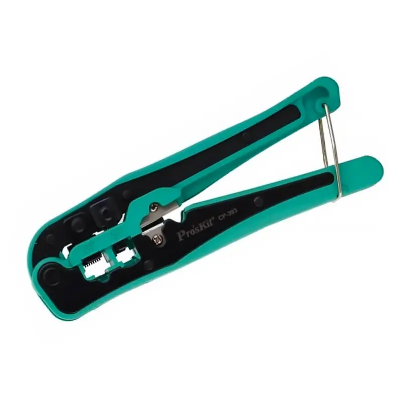 Pro'Skit Cp-393 Pro-Grade Modular Plug Crimping Tool For Field Use 1