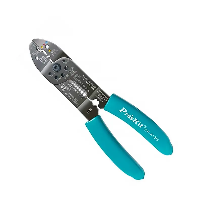Pro'Skit Cp-413G Dual-Purpose Wire Stripper And Crimper 1