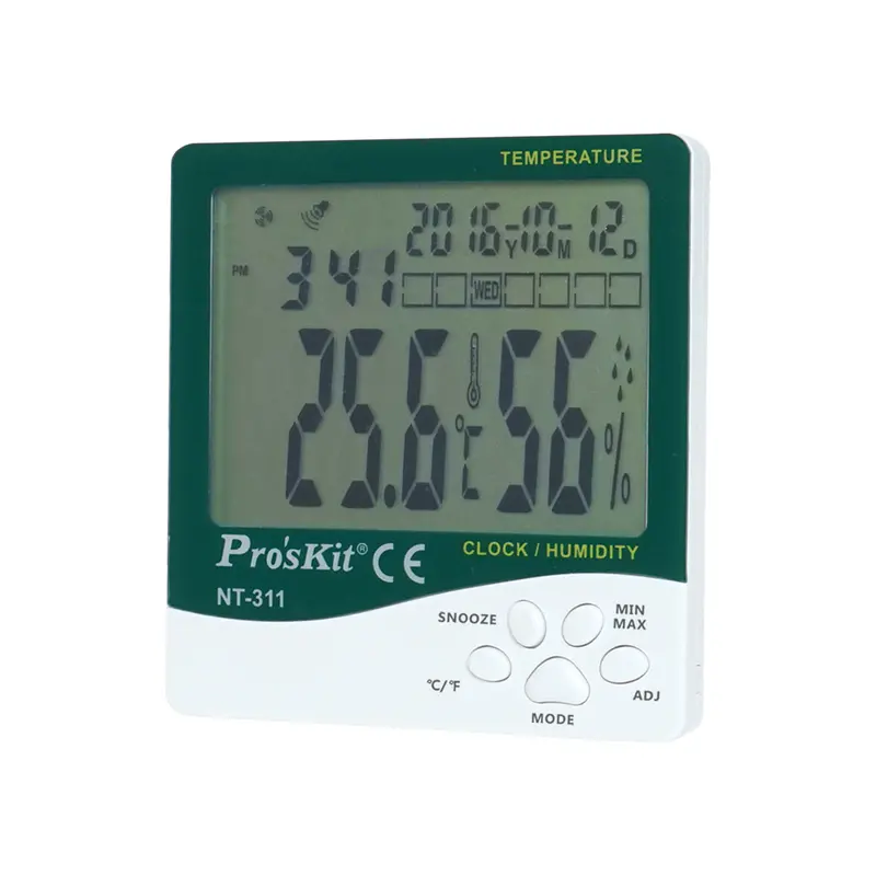Pro'Skit Nt-311 Digital Hygrometer And Thermometer For Indoor Climate Monitoring 1