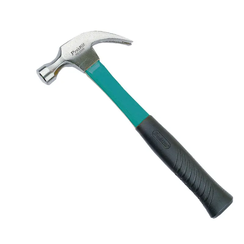 Pro'Skit Pd-2606 Fiberglass-Handle Claw Hammer For General Carpentry 1