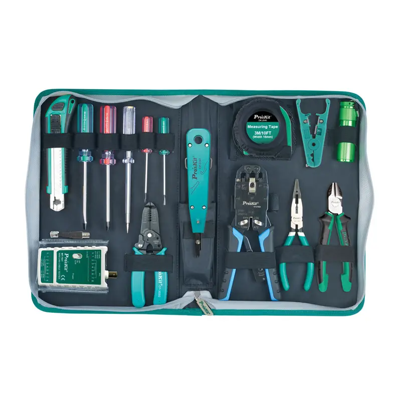 Pro'Skit Pk-4013 Comprehensive Network Installation Tool Kit 1