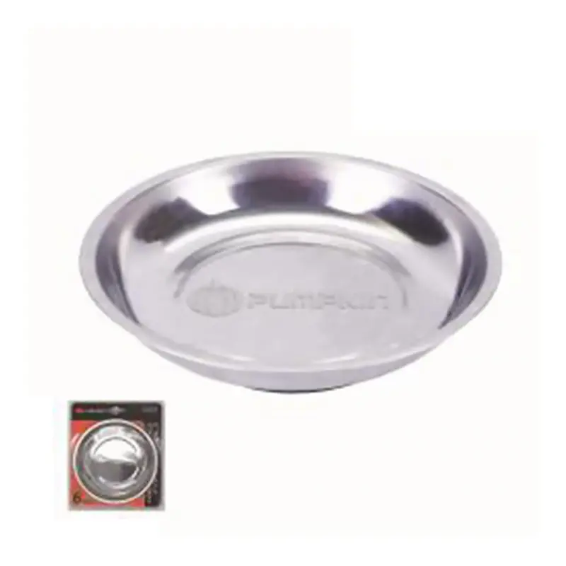 Pumpkin Pm23223 Stainless Steel Round Magnetic Parts Tray – 6-Inch Organizer 1