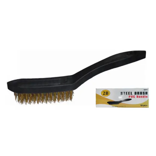 Pvc-Handled Steel Wire Brush – 2B Rust & Scale Removal 1