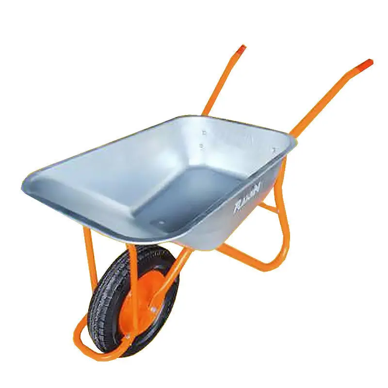 Raijin Rwb01S Heavy-Duty Steel Wheelbarrow With Pneumatic Tires 1