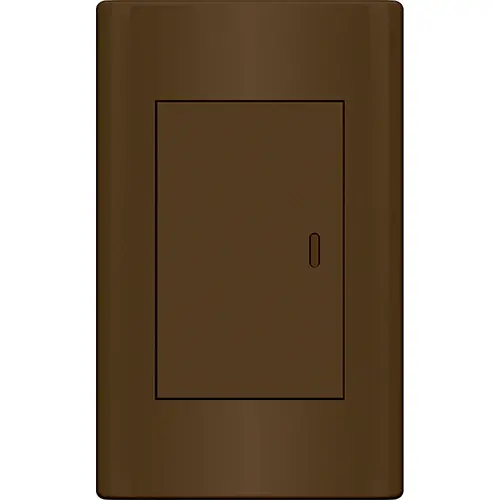 Royu Md511/Dw Plano 1-Gang Dark Wood Switch – 16A Modern Wall Control 1