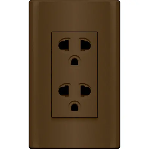 Royu Md913/Dw Duplex Universal Socket With Safety Shutter & Grounding – 15A, Plano, Dark Wood 1