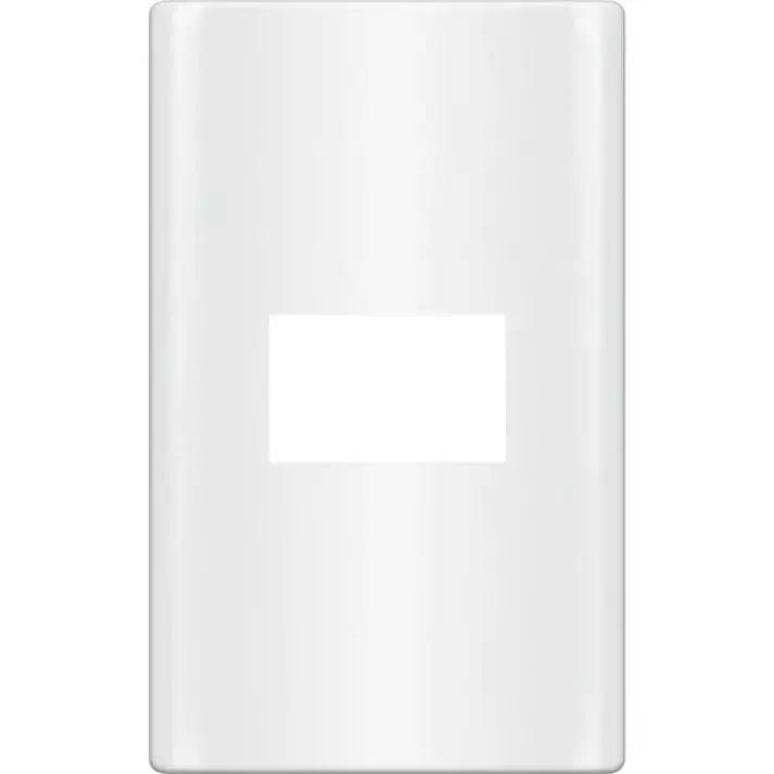 Royu Plano 1-Gang Decorative Faceplate – Rmp1 (White) 1