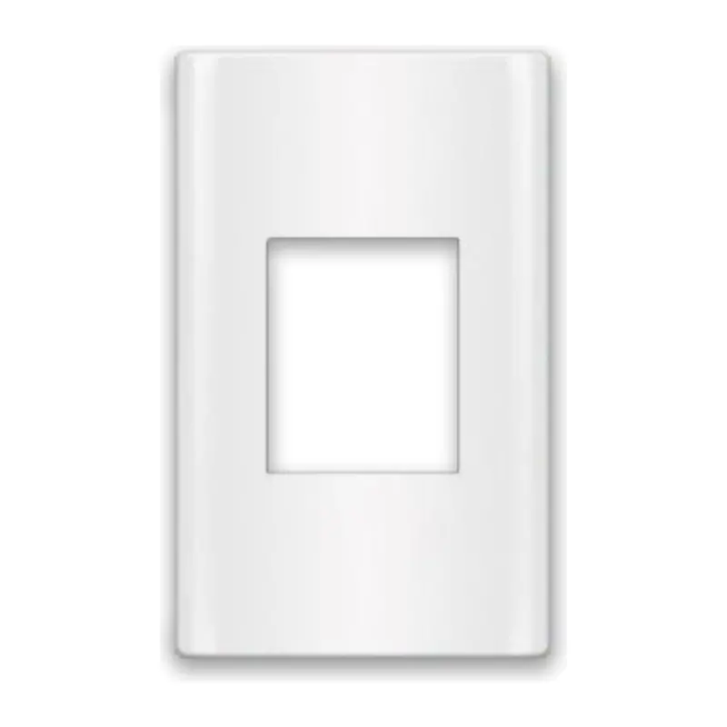 Royu Plano 1-Gang Dedicated Faceplate For Rwo8 – Rmp8 (White) 1