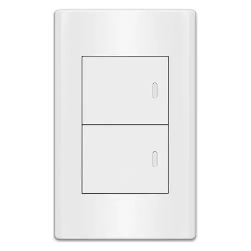 Royu Plano 2-Gang 16A Switch Kit – Md513 (White) 1