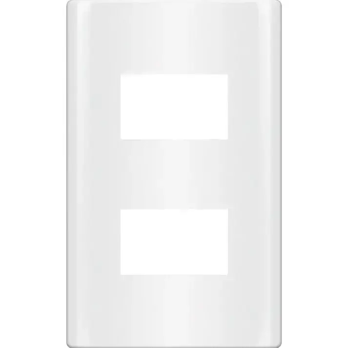 Royu Plano 2-Gang Mounting Plate – Rmp2 (White) 1