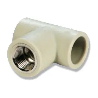 Royu Ppr Hot/Cold Female Threaded Tee Fitting 1