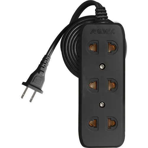 Royu Redec103-10/B 3-Gang Universal 10A Socket – 10-Meter Heavy-Duty Cord 1