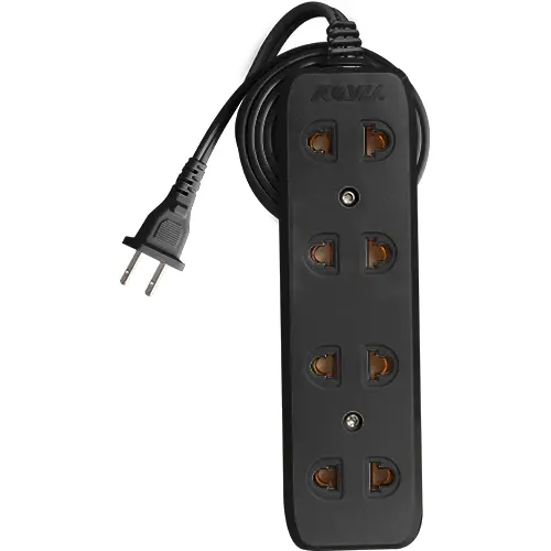 Royu Redec104-10/B 4-Gang Universal 10A Socket – 10-Meter Industrial Cord 1