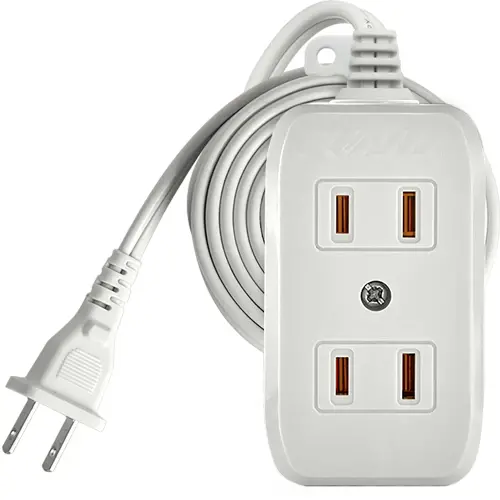 Royu Redec302 Single Flat Pin 10A Socket – 3-Meter Extension 1