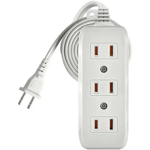 Royu Redec303 Flat Pin 10A Socket – 4-Meter Corded Outlet 1