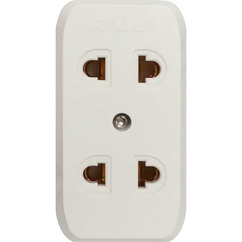 Royu Redou102 Dual-Gang Universal Wall Outlet – Multi-Standard Socket 1