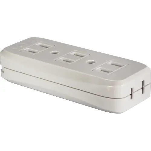 Royu Redou303 Flat-Pin Dual-Gang Outlet – Space-Saving Mounting 1