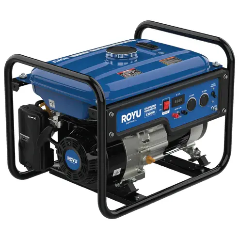 Royu Rgs013700 3700W Open-Frame Gas Generator – High Torque Engine 1