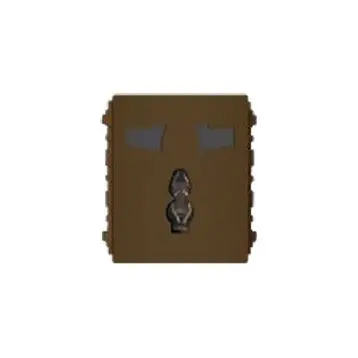 Royu Rmo8/Dw International-Standard Grounded Outlet – 15A, Plano Mount, Dark Wood Housing 1