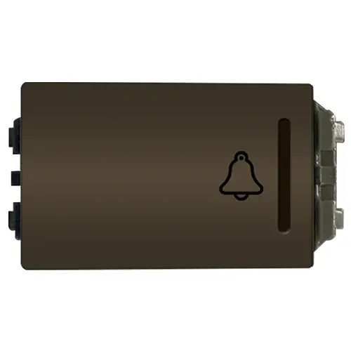 Royu Rms4/Dg Plano Doorbell Push Button — 16A, Sleek Dark Gray 1