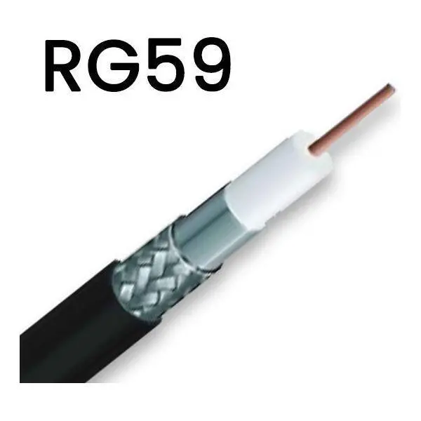 Royu Rrg59Ccsds305 Rg59 Coaxial Cable – Dual-Shielded, 305M Roll For Cctv & Analog Signals 1