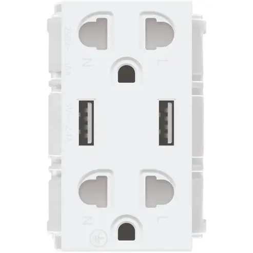 Royu Rwo12 Wide Dual-Usb Duplex Universal Socket – 16A 1