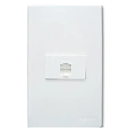 Royu Wd211 Wide Telephone Modular Jack – Single Gang 1