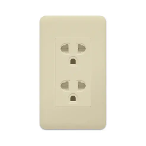 Royu Wh913 Classic Duplex Universal Outlet – 15A With Ground & Safety Shutters 1