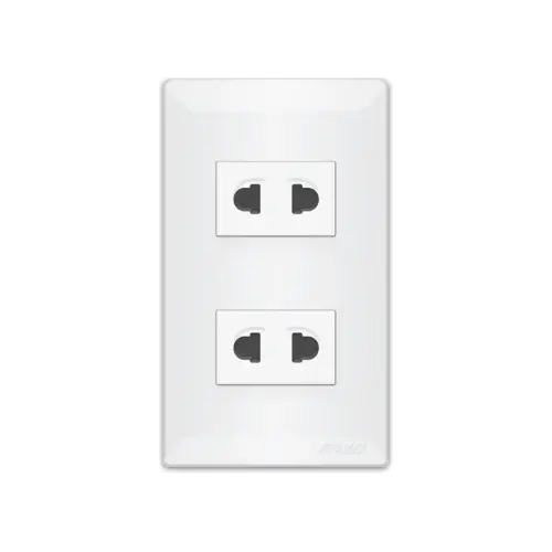 Royu Ws113 Super Wide Dual-Gang Universal Socket Kit – 15A, Multi-Standard Compatibility 1