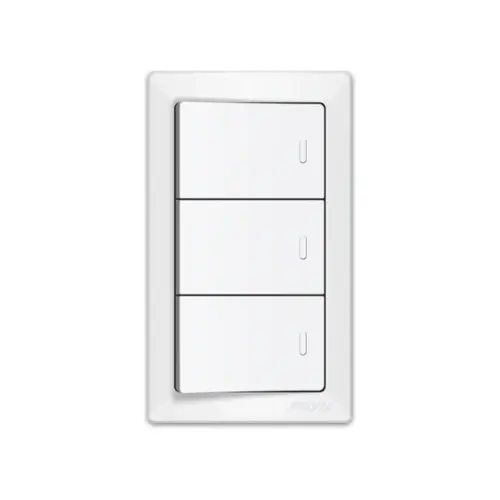 Royu Ws515 Super Wide 3-Gang Wall Switch Bundle – 10A, Space-Saving Layout 1