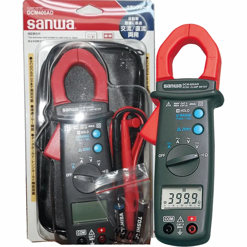 Sanwa Dcm400Ad Dual-Range Ac/Dc Digital Clamp Meter 1