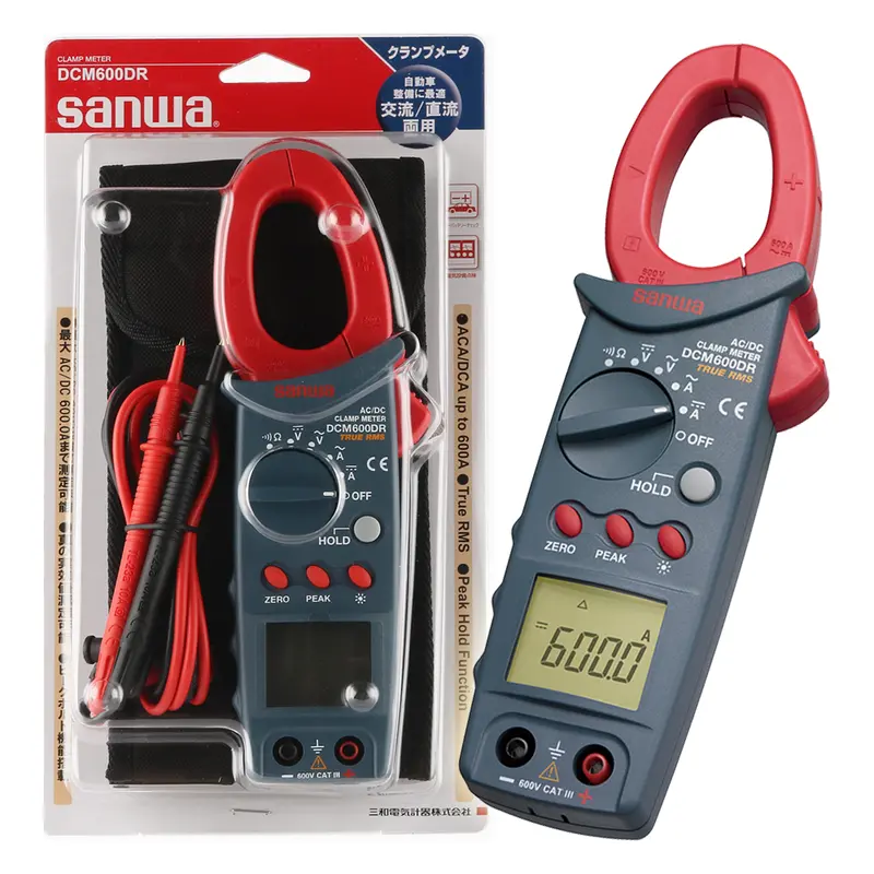 Sanwa Dcm600Dr True Rms Clamp Meter – Ac/Dc 600A 1
