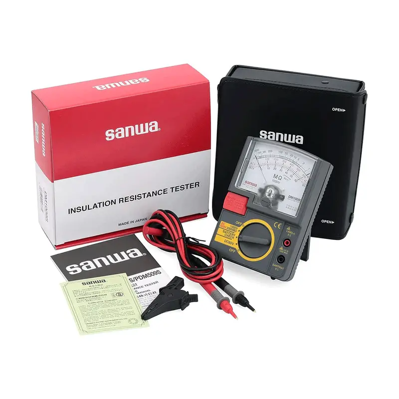 Sanwa Dm1009S Analog Insulation Resistance Tester – 1000V / 2000Mω 1