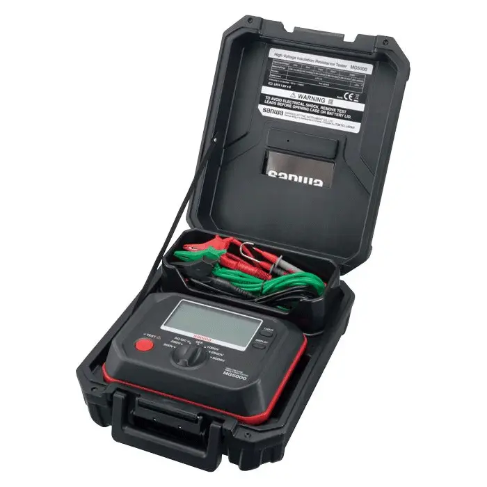Sanwa Mg5000 High-Voltage Digital Insulation Tester – 5-Range Capability 1