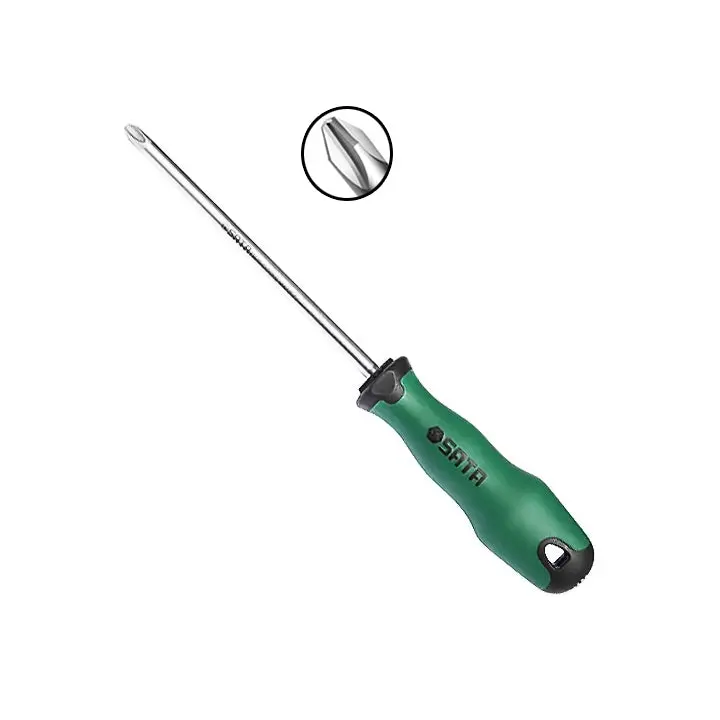 Sata 63513Pp Ph2 Phillips Screwdriver – 150Mm Cushion-Grip Handle 1