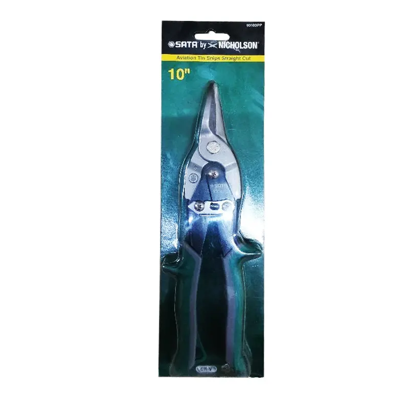 Sata 93103Pp Straight-Cut Aviation Snips – 10" Precision Metal-Cutting Scissors 1