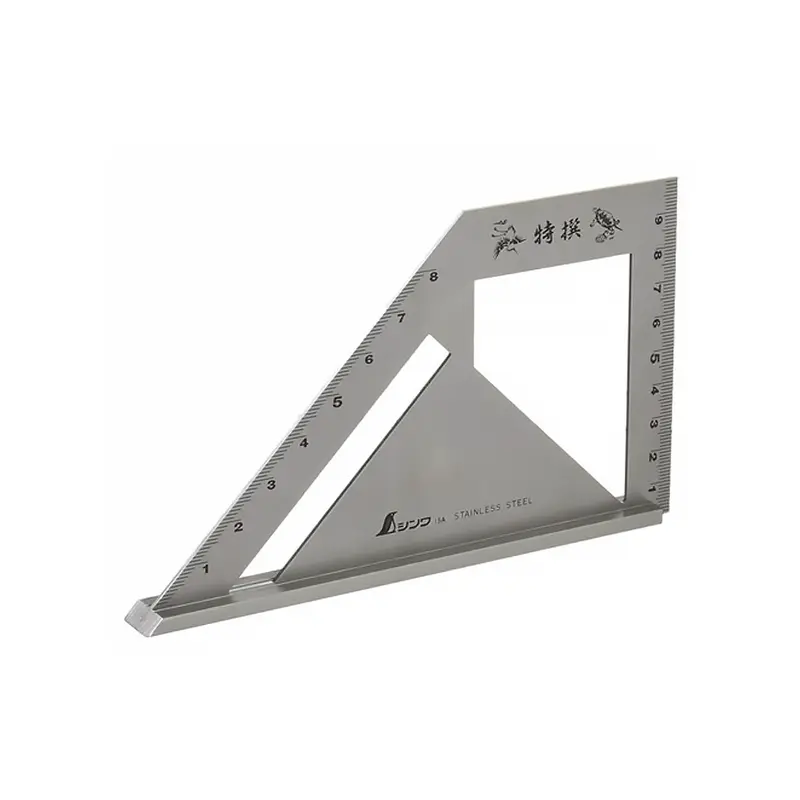 Shinwa Miter Gauge Ruler – Adjustable Angle-Measuring Tool With Locking Mechanism 1