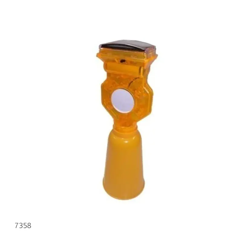 Solar-Powered Led Barricade Warning Light 1