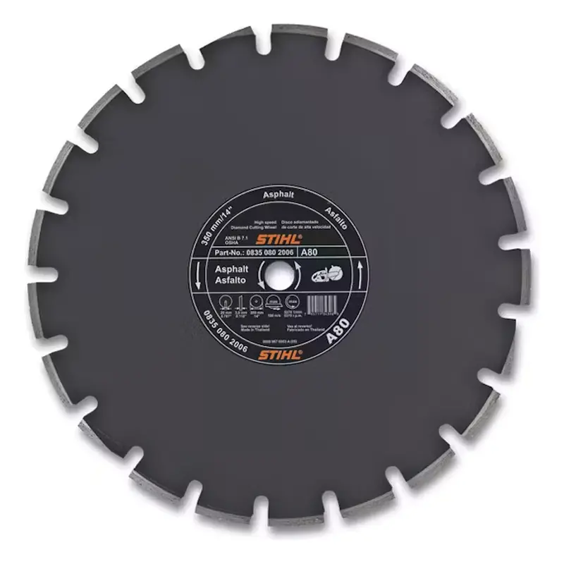 Stihl Diamond Asphalt Cutting Disc – Optimized For Road & Pavement Work 1