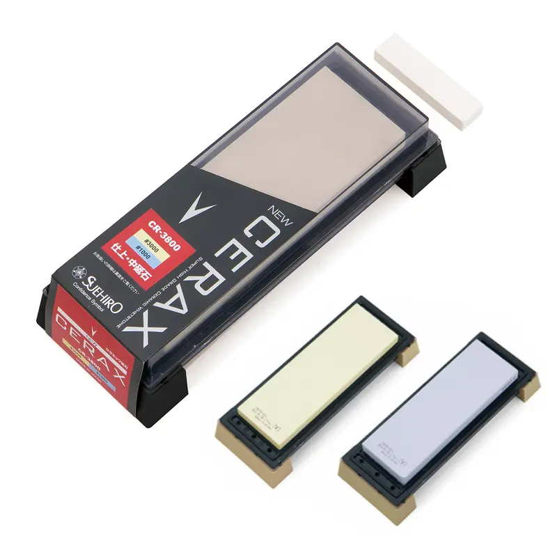 Suehiro Cr-3800 Dual-Grit Cerax Whetstone (1000/3000) 1