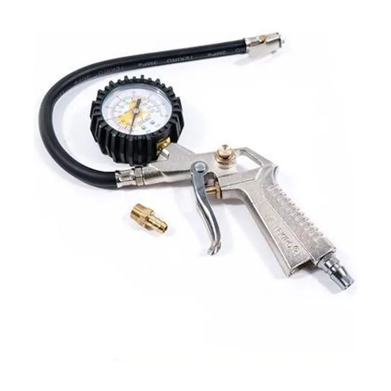 Tekiro Au-Pg1405 Analog Tire Pressure Gauge With 200 Psi Range & Hose 1