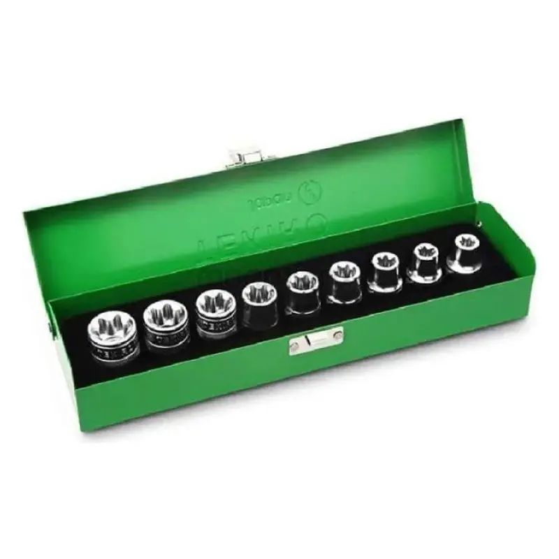 Tekiro Sc-Sa0634 1/2" Drive Star (Torx) Socket Set – 9-Piece Precision Kit 1