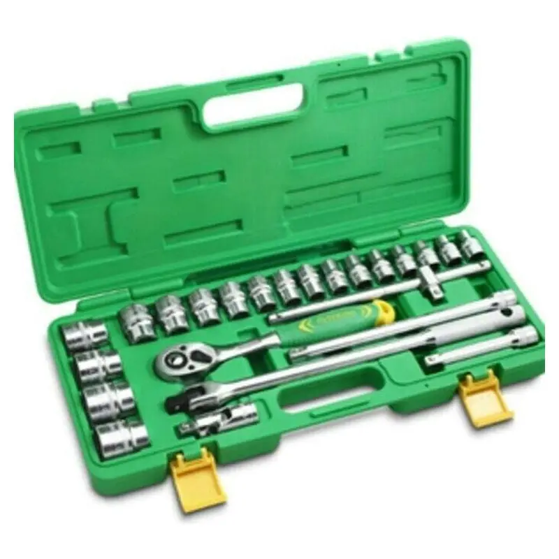 Tekiro Sc-Se0615 12-Point 1/2" Drive Socket Set – 24-Piece Heavy-Duty Kit 1
