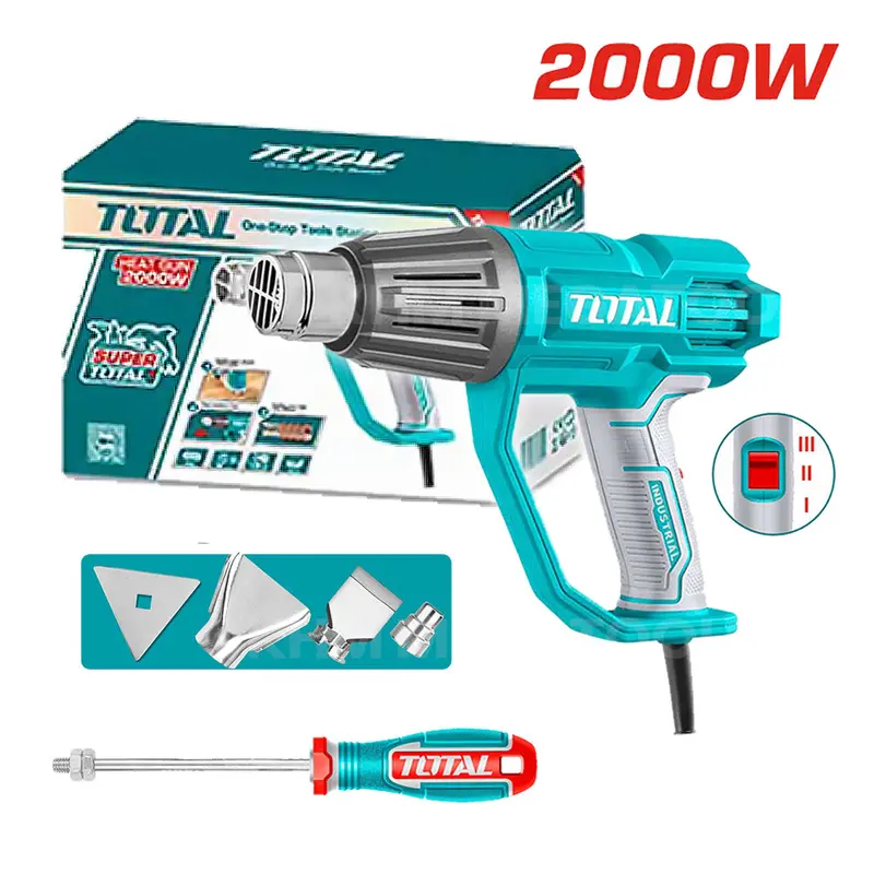 Total 2000W 3-Temperature Heat Gun – Tb20078 1