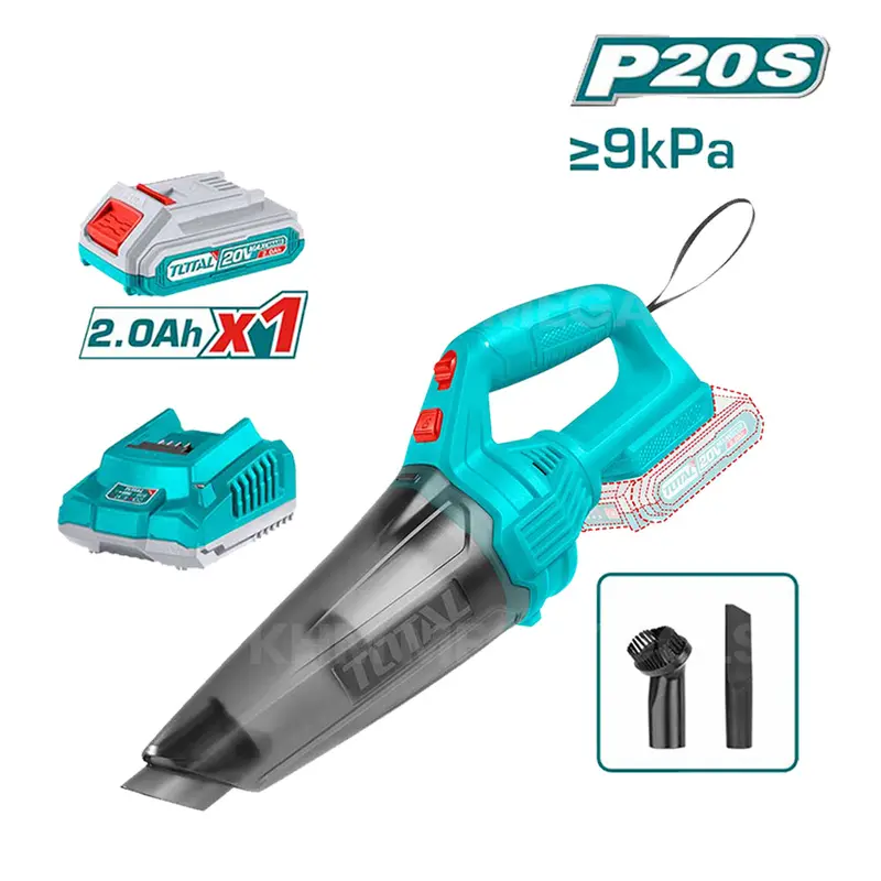Total 20V Lithium-Ion Cordless Vacuum Cleaner – Tvli20126 1