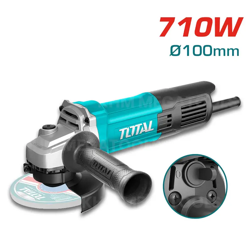 Total 4-Inch 710W Angle Grinder – Tg10710076Up 1