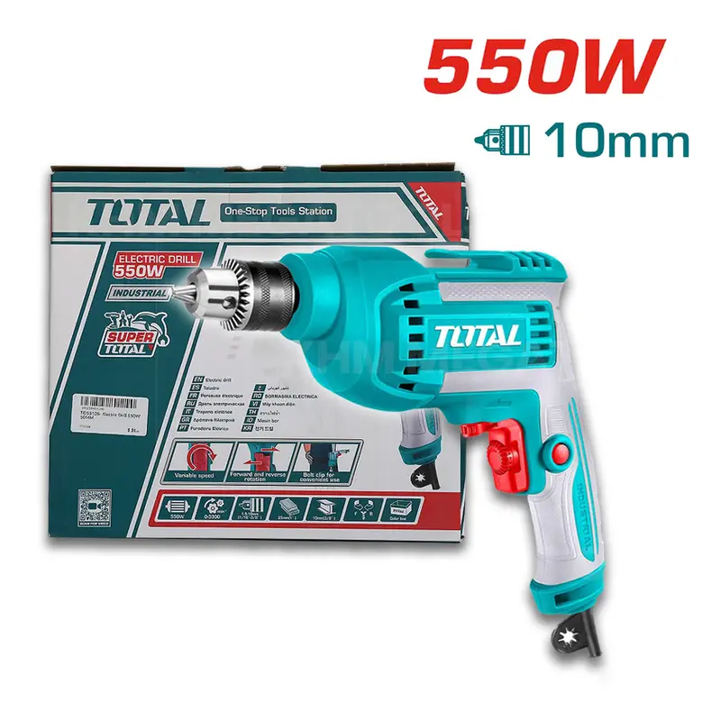 Total 550W Entry-Level Electric Drill – Td55108 1